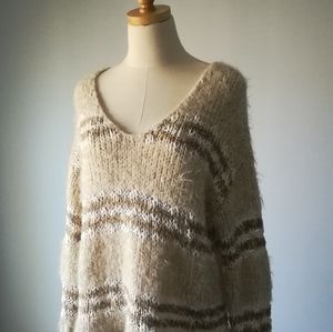 FREE PEOPLE Light Linus Striped Sweater
